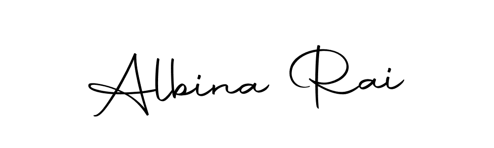 The best way (Autography-DOLnW) to make a short signature is to pick only two or three words in your name. The name Albina Rai include a total of six letters. For converting this name. Albina Rai signature style 10 images and pictures png
