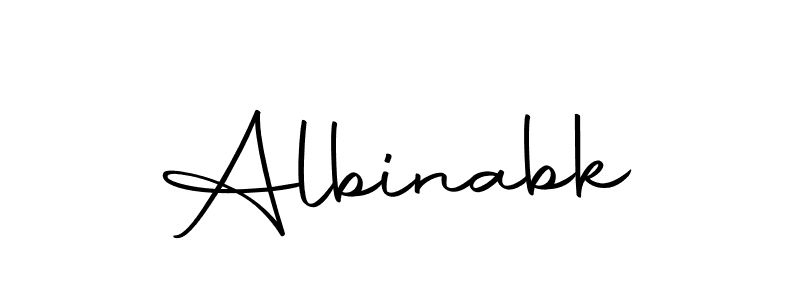 How to make Albinabk signature? Autography-DOLnW is a professional autograph style. Create handwritten signature for Albinabk name. Albinabk signature style 10 images and pictures png
