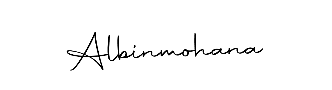 if you are searching for the best signature style for your name Albinmohana. so please give up your signature search. here we have designed multiple signature styles  using Autography-DOLnW. Albinmohana signature style 10 images and pictures png