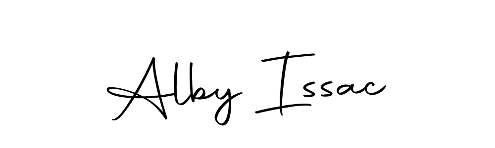 Also we have Alby Issac name is the best signature style. Create professional handwritten signature collection using Autography-DOLnW autograph style. Alby Issac signature style 10 images and pictures png