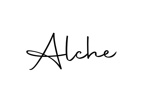 Alche stylish signature style. Best Handwritten Sign (Autography-DOLnW) for my name. Handwritten Signature Collection Ideas for my name Alche. Alche signature style 10 images and pictures png