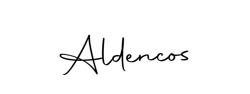 Aldencos stylish signature style. Best Handwritten Sign (Autography-DOLnW) for my name. Handwritten Signature Collection Ideas for my name Aldencos. Aldencos signature style 10 images and pictures png