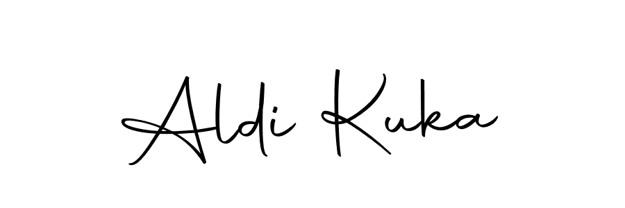 How to make Aldi Kuka signature? Autography-DOLnW is a professional autograph style. Create handwritten signature for Aldi Kuka name. Aldi Kuka signature style 10 images and pictures png
