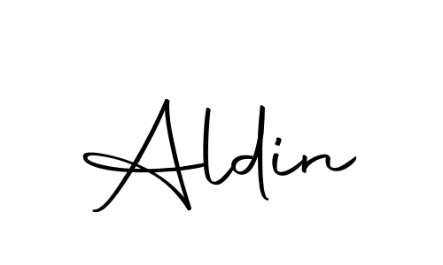 How to make Aldin signature? Autography-DOLnW is a professional autograph style. Create handwritten signature for Aldin name. Aldin signature style 10 images and pictures png