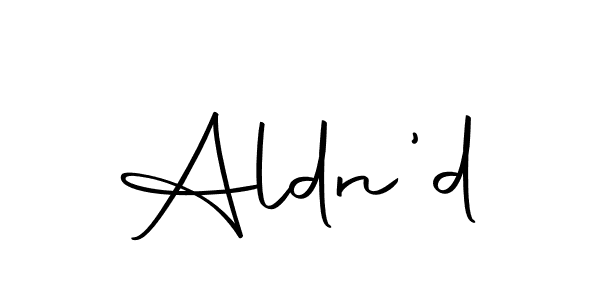 Here are the top 10 professional signature styles for the name Aldn'd. These are the best autograph styles you can use for your name. Aldn'd signature style 10 images and pictures png