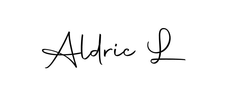 Aldric L stylish signature style. Best Handwritten Sign (Autography-DOLnW) for my name. Handwritten Signature Collection Ideas for my name Aldric L. Aldric L signature style 10 images and pictures png