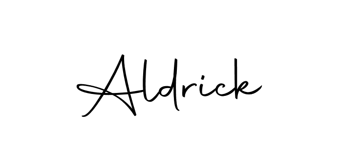 You can use this online signature creator to create a handwritten signature for the name Aldrick. This is the best online autograph maker. Aldrick signature style 10 images and pictures png