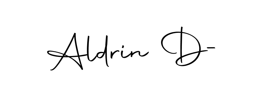 It looks lik you need a new signature style for name Aldrin D-. Design unique handwritten (Autography-DOLnW) signature with our free signature maker in just a few clicks. Aldrin D- signature style 10 images and pictures png