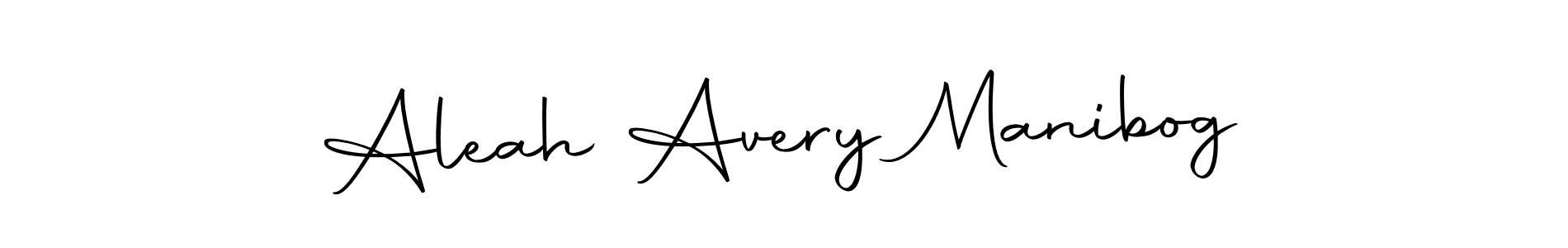 Aleah Avery Manibog stylish signature style. Best Handwritten Sign (Autography-DOLnW) for my name. Handwritten Signature Collection Ideas for my name Aleah Avery Manibog. Aleah Avery Manibog signature style 10 images and pictures png