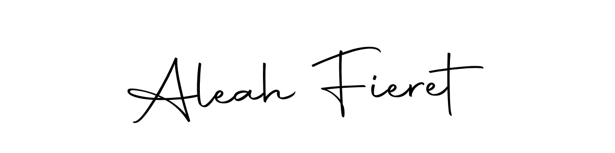 You should practise on your own different ways (Autography-DOLnW) to write your name (Aleah Fieret) in signature. don't let someone else do it for you. Aleah Fieret signature style 10 images and pictures png