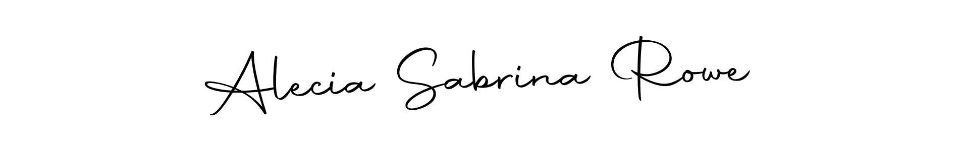 Here are the top 10 professional signature styles for the name Alecia Sabrina Rowe. These are the best autograph styles you can use for your name. Alecia Sabrina Rowe signature style 10 images and pictures png