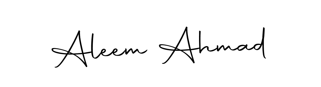 Aleem Ahmad stylish signature style. Best Handwritten Sign (Autography-DOLnW) for my name. Handwritten Signature Collection Ideas for my name Aleem Ahmad. Aleem Ahmad signature style 10 images and pictures png
