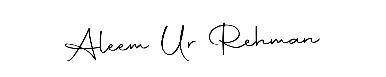Also we have Aleem Ur Rehman name is the best signature style. Create professional handwritten signature collection using Autography-DOLnW autograph style. Aleem Ur Rehman signature style 10 images and pictures png