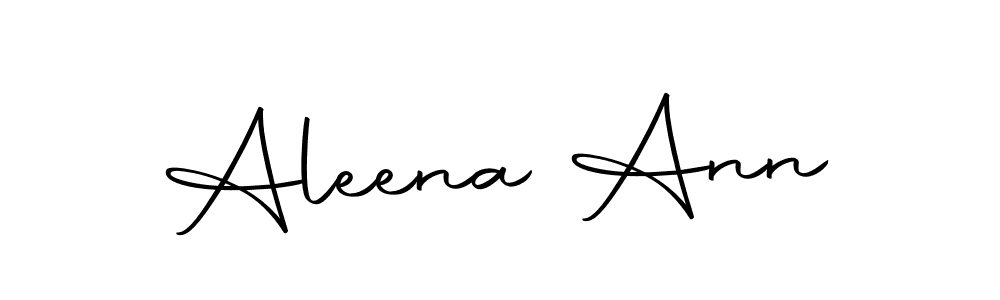 Make a beautiful signature design for name Aleena Ann. Use this online signature maker to create a handwritten signature for free. Aleena Ann signature style 10 images and pictures png