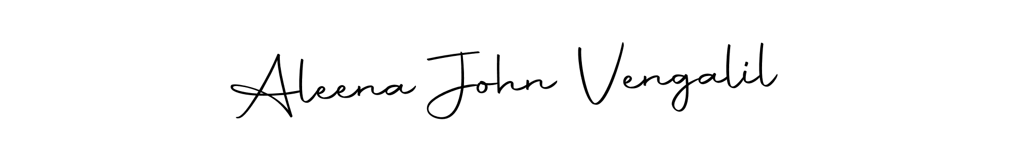 Create a beautiful signature design for name Aleena John Vengalil. With this signature (Autography-DOLnW) fonts, you can make a handwritten signature for free. Aleena John Vengalil signature style 10 images and pictures png