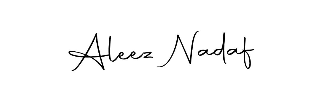 Also we have Aleez Nadaf name is the best signature style. Create professional handwritten signature collection using Autography-DOLnW autograph style. Aleez Nadaf signature style 10 images and pictures png