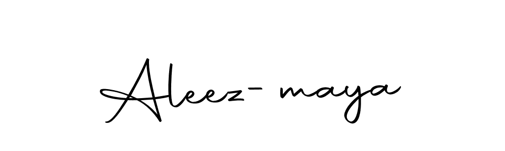 Aleez-maya stylish signature style. Best Handwritten Sign (Autography-DOLnW) for my name. Handwritten Signature Collection Ideas for my name Aleez-maya. Aleez-maya signature style 10 images and pictures png