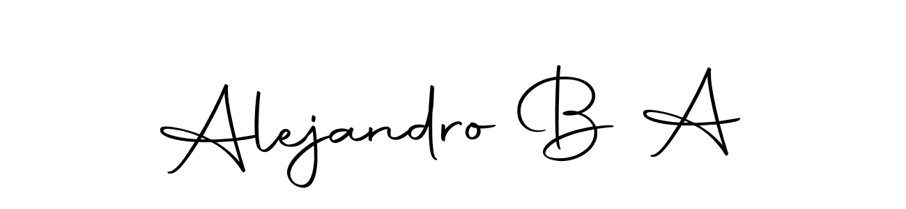 Also You can easily find your signature by using the search form. We will create Alejandro B A name handwritten signature images for you free of cost using Autography-DOLnW sign style. Alejandro B A signature style 10 images and pictures png