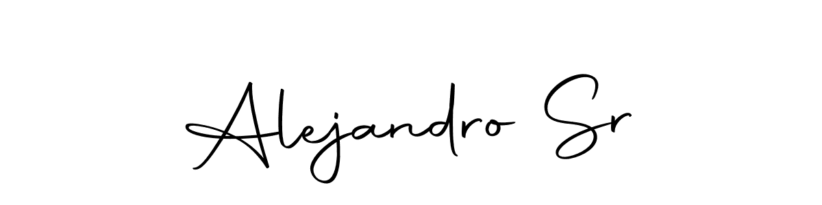 You can use this online signature creator to create a handwritten signature for the name Alejandro Sr. This is the best online autograph maker. Alejandro Sr signature style 10 images and pictures png