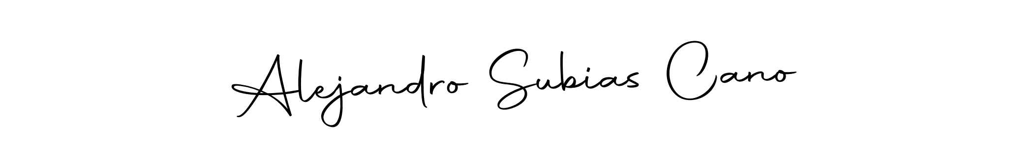 Make a beautiful signature design for name Alejandro Subias Cano. Use this online signature maker to create a handwritten signature for free. Alejandro Subias Cano signature style 10 images and pictures png