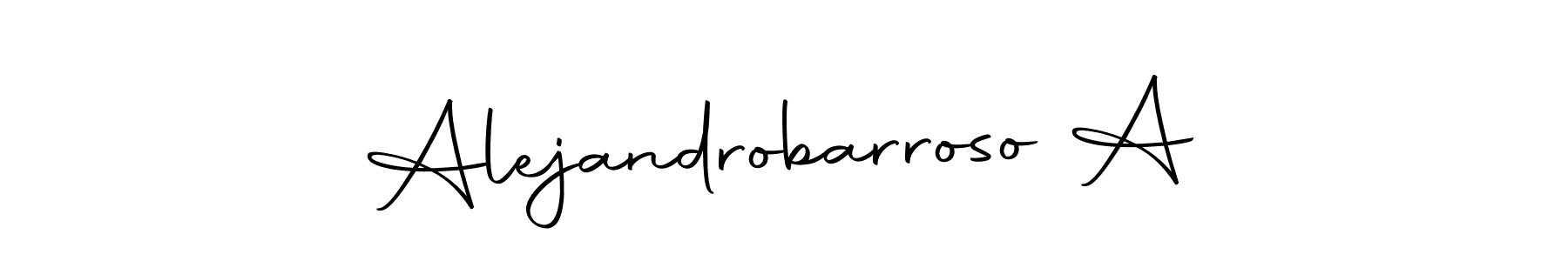 Create a beautiful signature design for name Alejandrobarroso A. With this signature (Autography-DOLnW) fonts, you can make a handwritten signature for free. Alejandrobarroso A signature style 10 images and pictures png