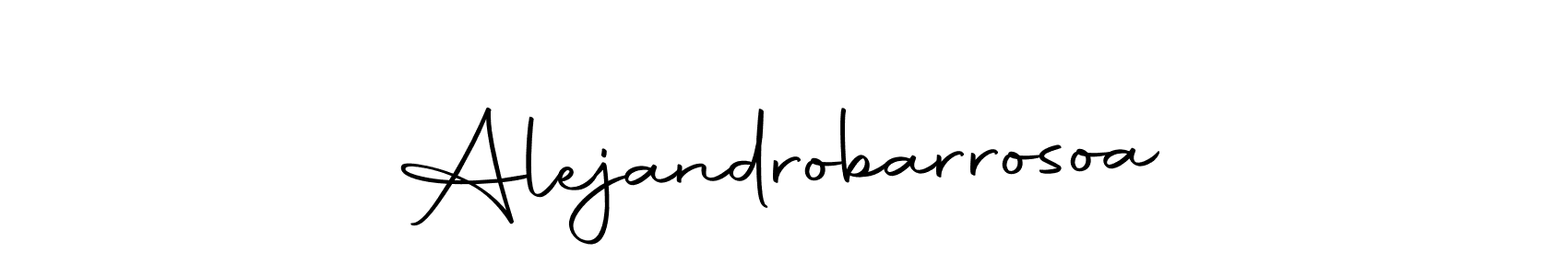 Design your own signature with our free online signature maker. With this signature software, you can create a handwritten (Autography-DOLnW) signature for name Alejandrobarrosoa. Alejandrobarrosoa signature style 10 images and pictures png