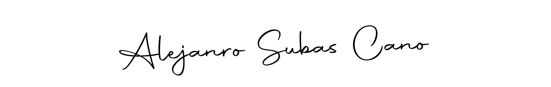 Make a beautiful signature design for name Alejanro Subas Cano. With this signature (Autography-DOLnW) style, you can create a handwritten signature for free. Alejanro Subas Cano signature style 10 images and pictures png