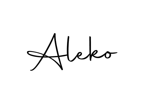 Make a short Aleko signature style. Manage your documents anywhere anytime using Autography-DOLnW. Create and add eSignatures, submit forms, share and send files easily. Aleko signature style 10 images and pictures png