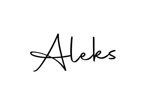 You should practise on your own different ways (Autography-DOLnW) to write your name (Aleks) in signature. don't let someone else do it for you. Aleks signature style 10 images and pictures png