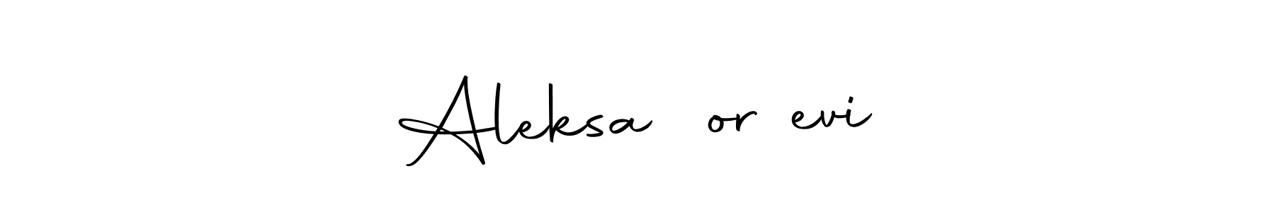 Similarly Autography-DOLnW is the best handwritten signature design. Signature creator online .You can use it as an online autograph creator for name Aleksa Đorđević. Aleksa Đorđević signature style 10 images and pictures png