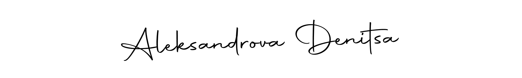 You should practise on your own different ways (Autography-DOLnW) to write your name (Aleksandrova Denitsa) in signature. don't let someone else do it for you. Aleksandrova Denitsa signature style 10 images and pictures png