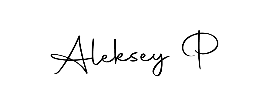 Similarly Autography-DOLnW is the best handwritten signature design. Signature creator online .You can use it as an online autograph creator for name Aleksey P. Aleksey P signature style 10 images and pictures png
