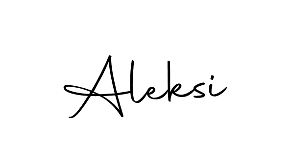 Design your own signature with our free online signature maker. With this signature software, you can create a handwritten (Autography-DOLnW) signature for name Aleksi. Aleksi signature style 10 images and pictures png