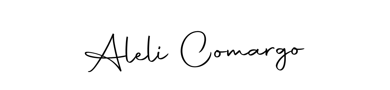 Make a beautiful signature design for name Aleli Comargo. Use this online signature maker to create a handwritten signature for free. Aleli Comargo signature style 10 images and pictures png