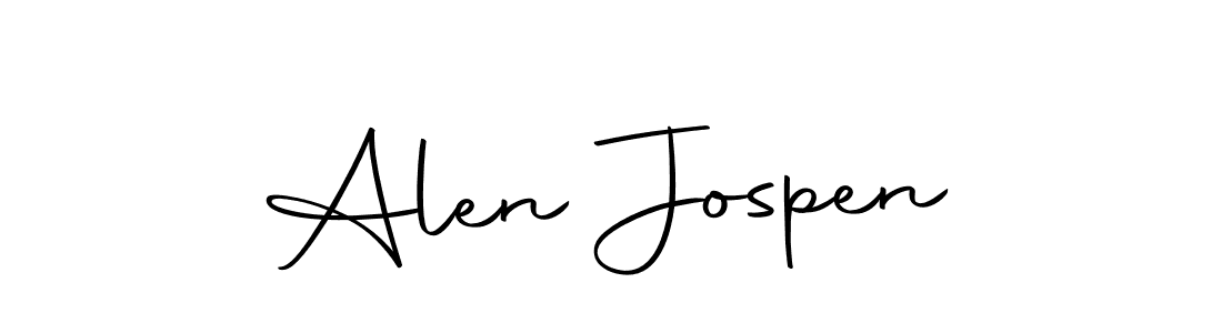 Make a short Alen Jospen signature style. Manage your documents anywhere anytime using Autography-DOLnW. Create and add eSignatures, submit forms, share and send files easily. Alen Jospen signature style 10 images and pictures png