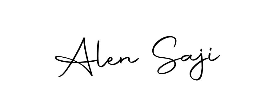 Once you've used our free online signature maker to create your best signature Autography-DOLnW style, it's time to enjoy all of the benefits that Alen Saji name signing documents. Alen Saji signature style 10 images and pictures png