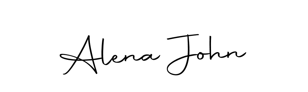 Here are the top 10 professional signature styles for the name Alena John. These are the best autograph styles you can use for your name. Alena John signature style 10 images and pictures png