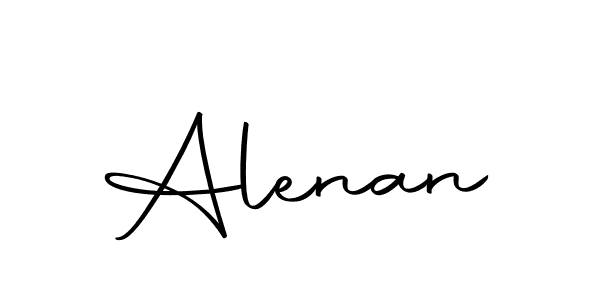 The best way (Autography-DOLnW) to make a short signature is to pick only two or three words in your name. The name Alenan include a total of six letters. For converting this name. Alenan signature style 10 images and pictures png