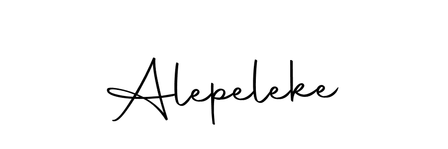 Make a beautiful signature design for name Alepeleke. With this signature (Autography-DOLnW) style, you can create a handwritten signature for free. Alepeleke signature style 10 images and pictures png