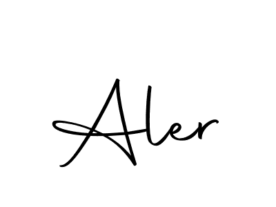 Aler stylish signature style. Best Handwritten Sign (Autography-DOLnW) for my name. Handwritten Signature Collection Ideas for my name Aler. Aler signature style 10 images and pictures png