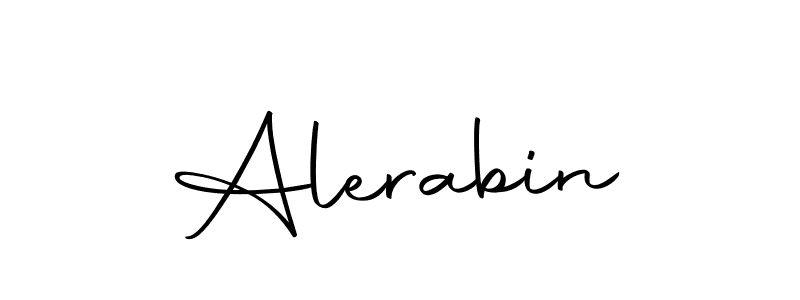 The best way (Autography-DOLnW) to make a short signature is to pick only two or three words in your name. The name Alerabin include a total of six letters. For converting this name. Alerabin signature style 10 images and pictures png