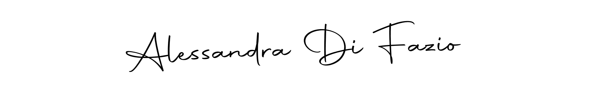 Make a beautiful signature design for name Alessandra Di Fazio. With this signature (Autography-DOLnW) style, you can create a handwritten signature for free. Alessandra Di Fazio signature style 10 images and pictures png