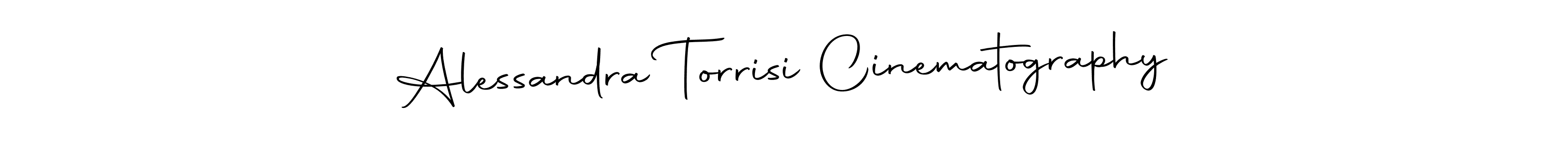 Design your own signature with our free online signature maker. With this signature software, you can create a handwritten (Autography-DOLnW) signature for name Alessandra Torrisi Cinematography. Alessandra Torrisi Cinematography signature style 10 images and pictures png