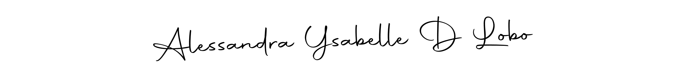 Once you've used our free online signature maker to create your best signature Autography-DOLnW style, it's time to enjoy all of the benefits that Alessandra Ysabelle D Lobo name signing documents. Alessandra Ysabelle D Lobo signature style 10 images and pictures png