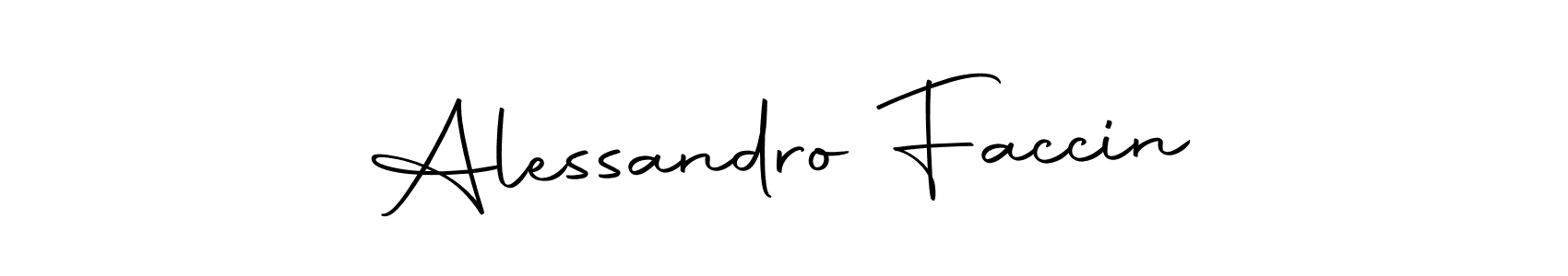 Alessandro Faccin stylish signature style. Best Handwritten Sign (Autography-DOLnW) for my name. Handwritten Signature Collection Ideas for my name Alessandro Faccin. Alessandro Faccin signature style 10 images and pictures png