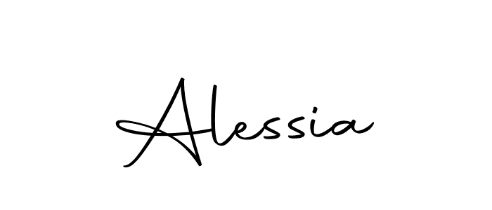 Create a beautiful signature design for name Alessia. With this signature (Autography-DOLnW) fonts, you can make a handwritten signature for free. Alessia signature style 10 images and pictures png