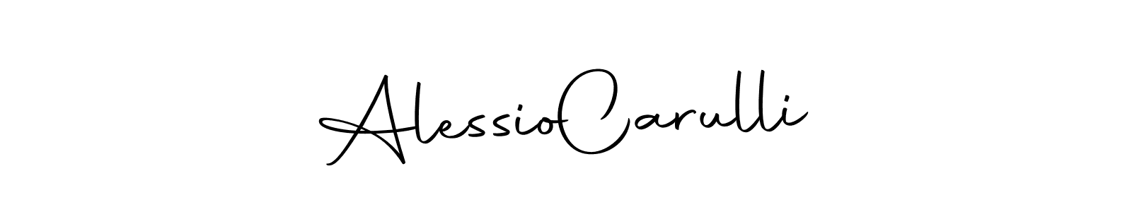 The best way (Autography-DOLnW) to make a short signature is to pick only two or three words in your name. The name Alessio  Carulli include a total of six letters. For converting this name. Alessio  Carulli signature style 10 images and pictures png