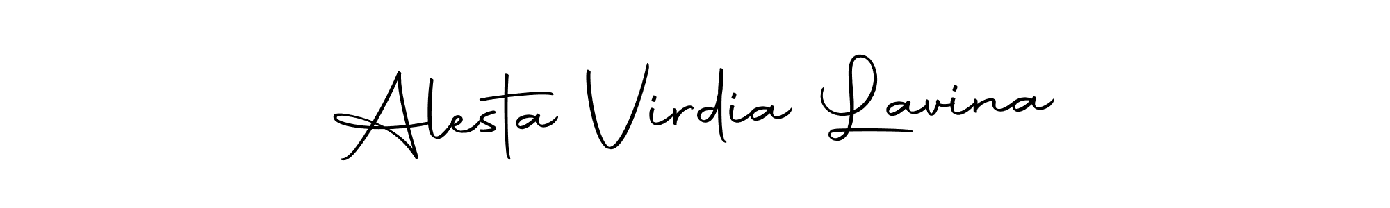 How to Draw Alesta Virdia Lavina signature style? Autography-DOLnW is a latest design signature styles for name Alesta Virdia Lavina. Alesta Virdia Lavina signature style 10 images and pictures png