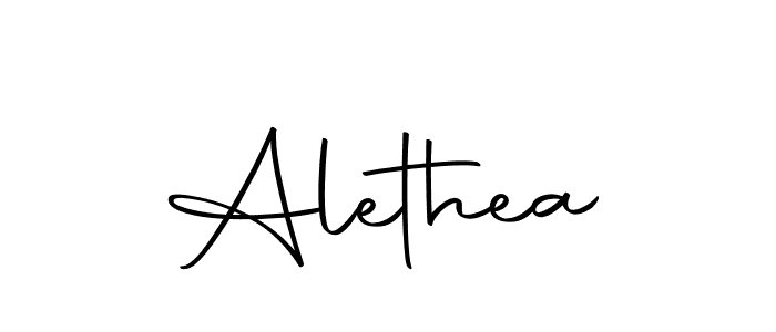 Use a signature maker to create a handwritten signature online. With this signature software, you can design (Autography-DOLnW) your own signature for name Alethea. Alethea signature style 10 images and pictures png