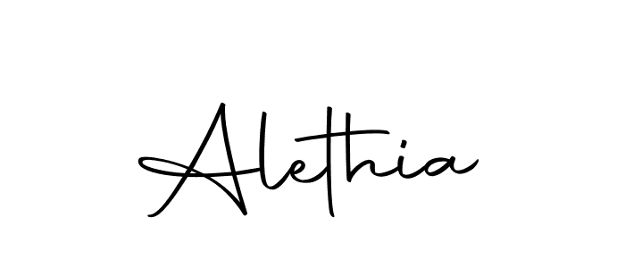 Make a beautiful signature design for name Alethia. With this signature (Autography-DOLnW) style, you can create a handwritten signature for free. Alethia signature style 10 images and pictures png